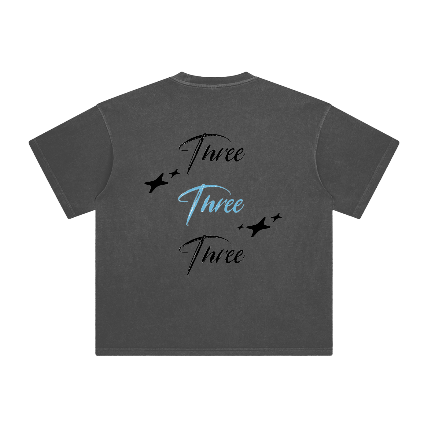 Threes Tee